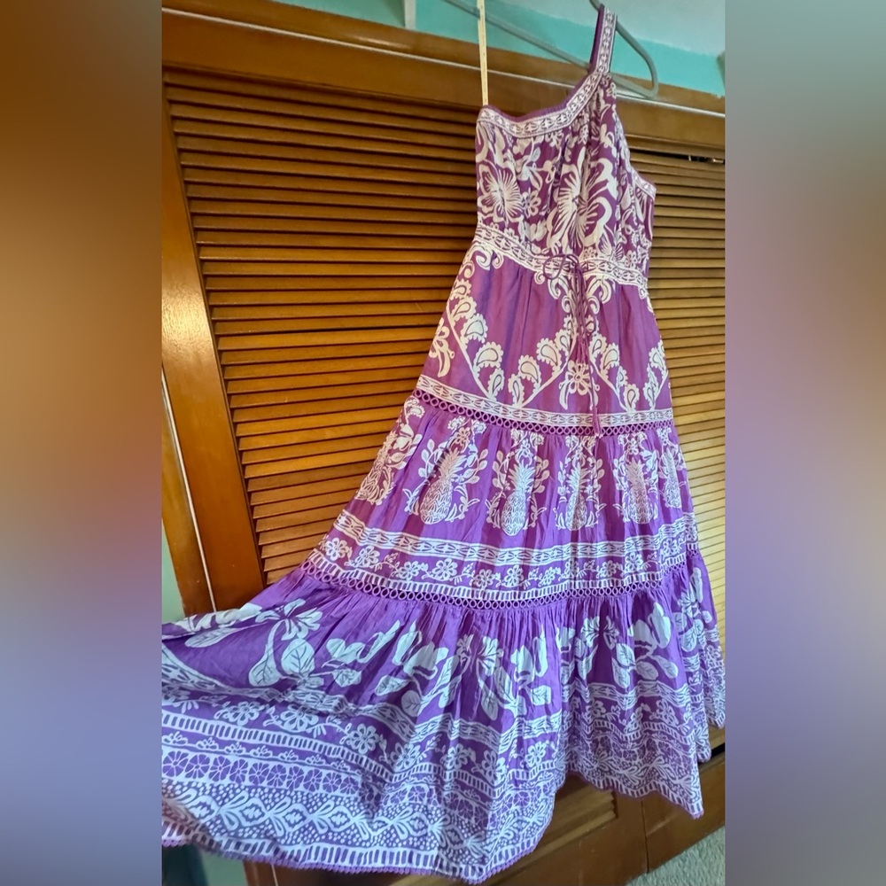 FARM Rio Sweet Garden Lilac Maxi Dress - Picture 3 of 10